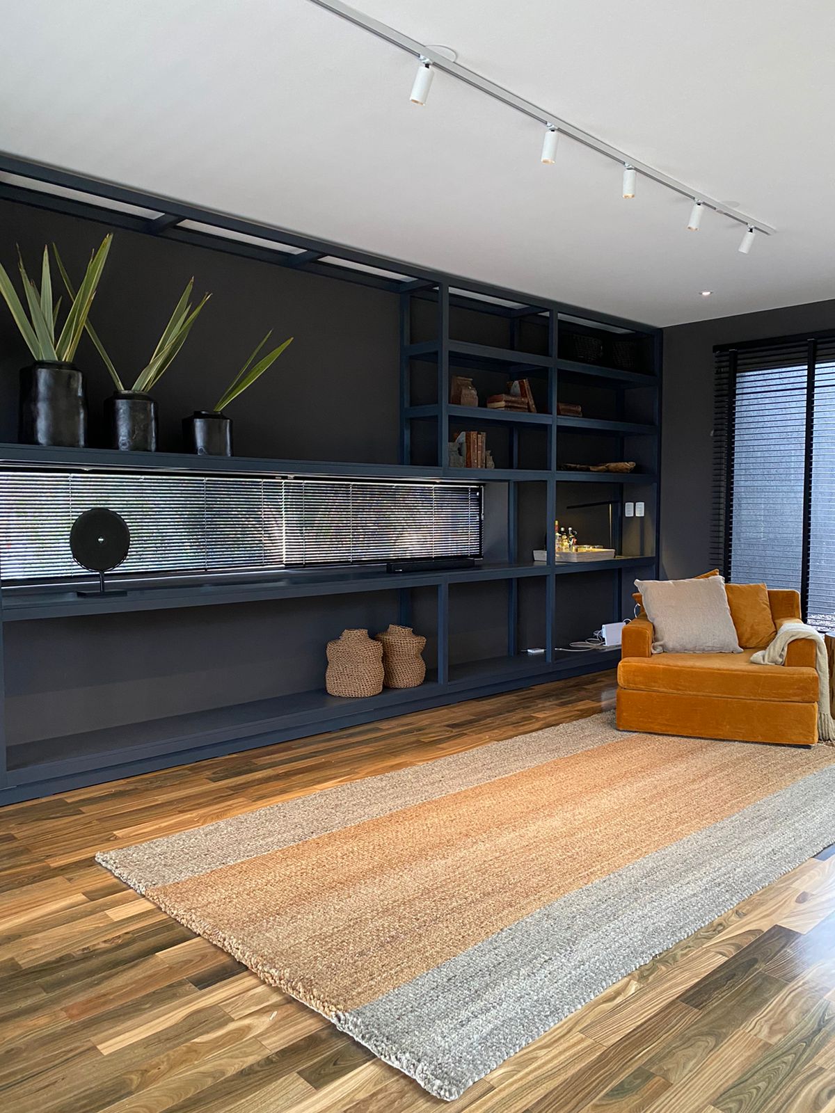 Living completo mueble TV estanterías